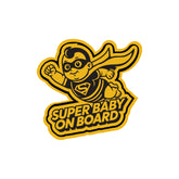 Reflective Baby on Board Safety Sticker